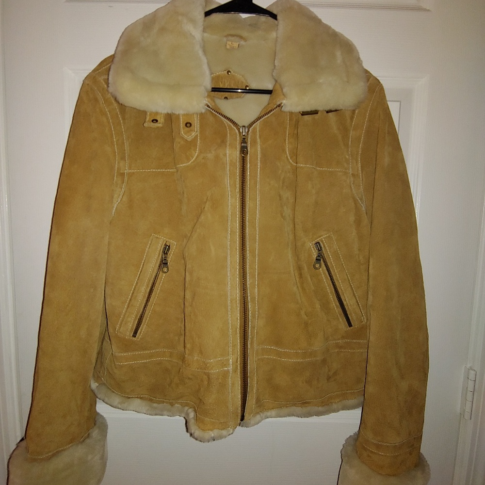 Leather ladies jacket